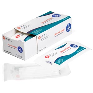 Strips Wound Closure Sterile Secure-Strip 1/4'x4' (50/BX 4BX/CS) by Dynarex Corporation  ID 3524